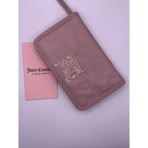 Juicy Couture Pink League Elongated Bifold Dusty Blush